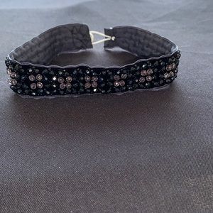 🍊 2 For $6 🍊 Black velvet beaded choker.